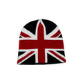 BLACK UNION JACK BEANIE