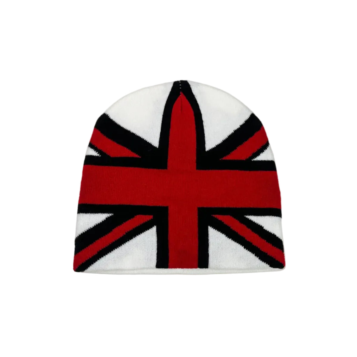 WHITE UNION JACK BEANIE
